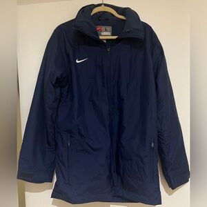 Nike Men's Waterproof Navy Fleece Lined Jacket